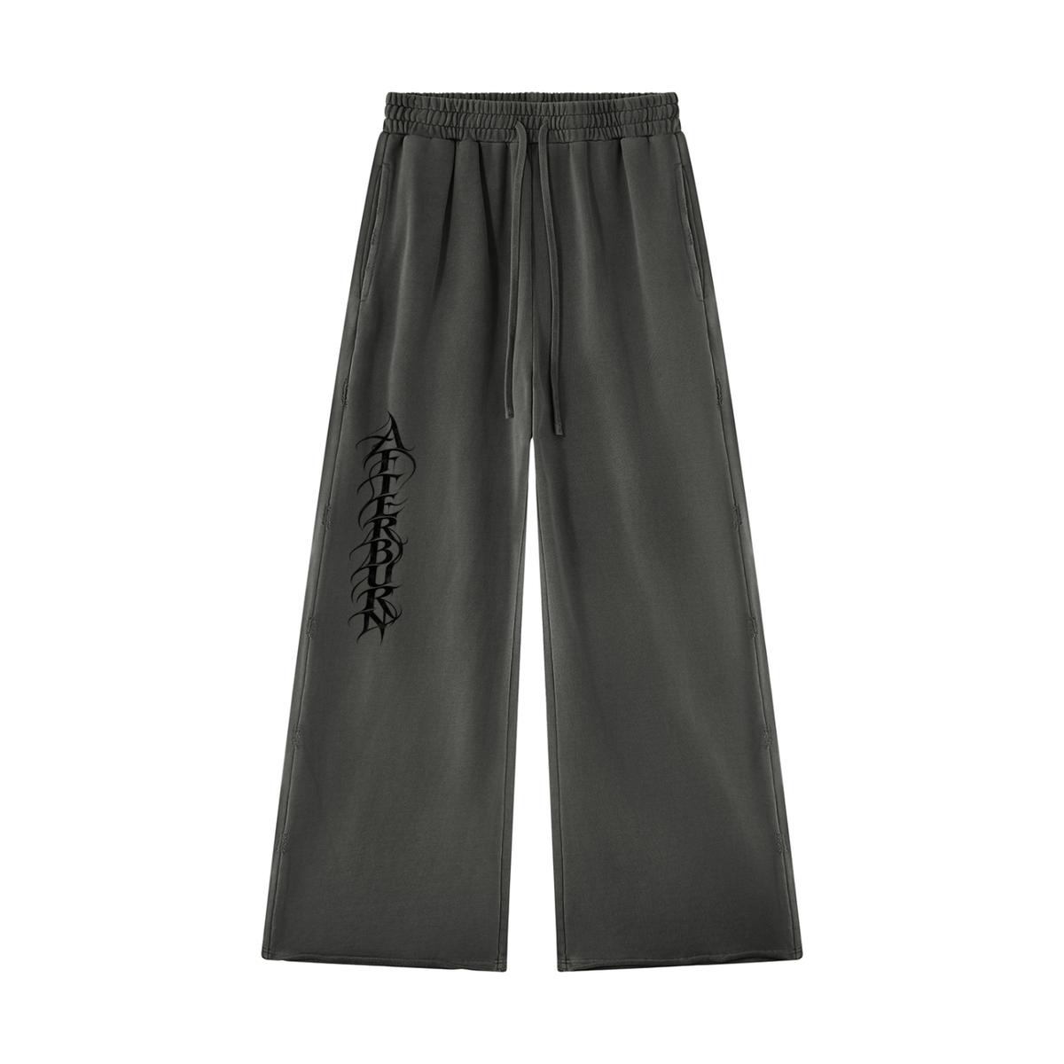 Unisex Vintage Wash Raw Edge Sweatpants
