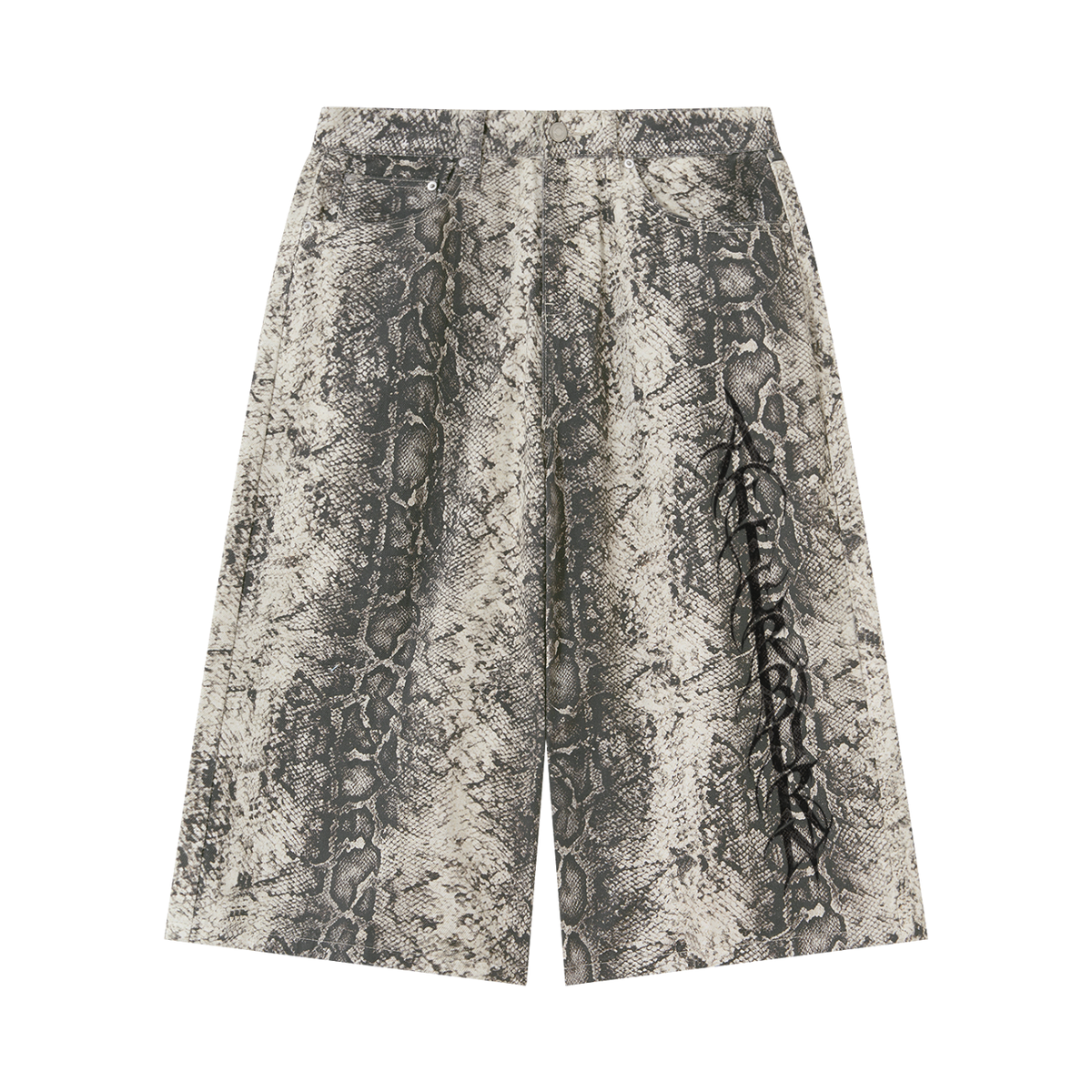 Men's Snake Print Shorts