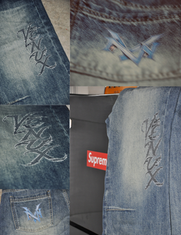 VENUX Blue Washed Denim Jorts