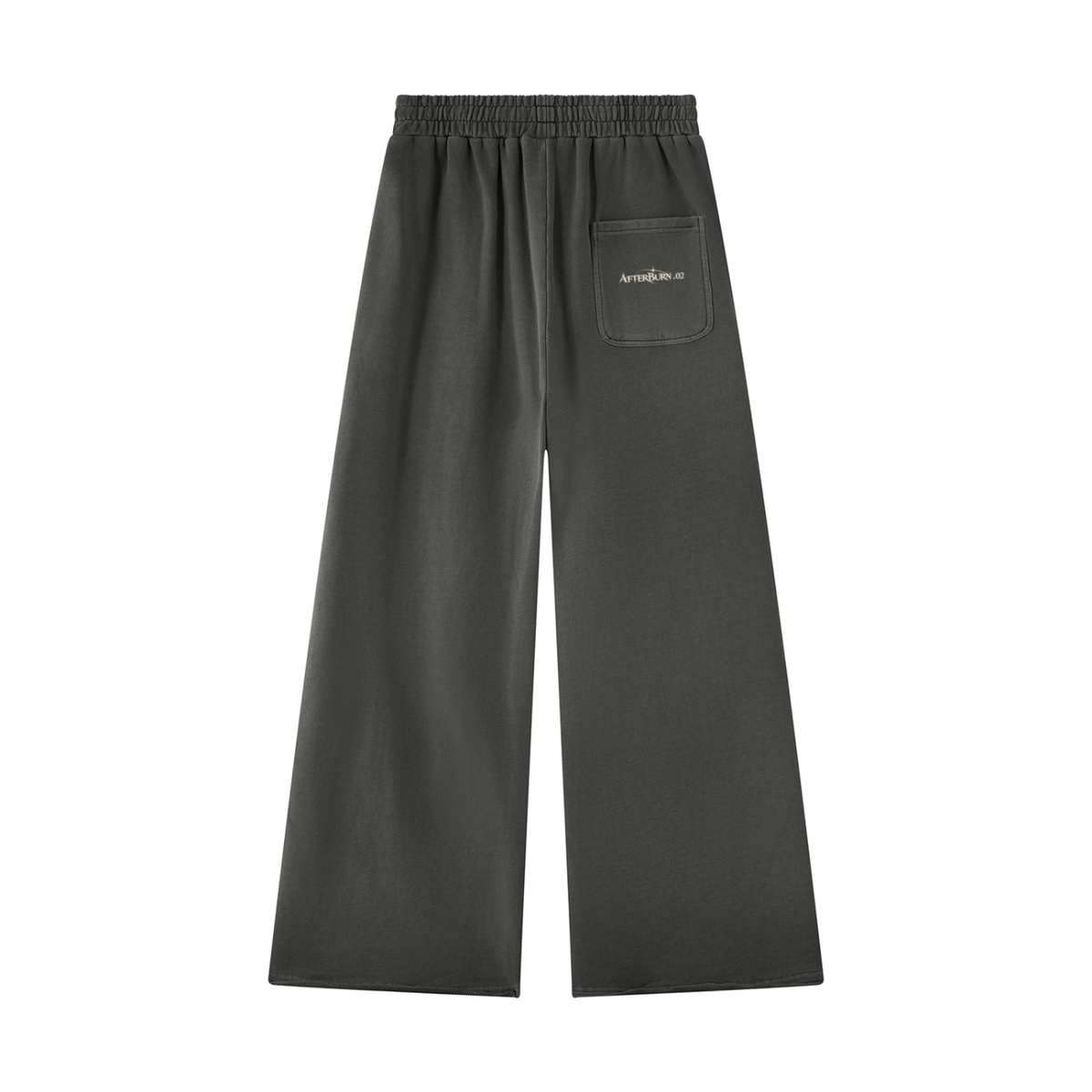 Unisex Vintage Wash Raw Edge Sweatpants